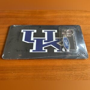 University of Kentucky UK License Plate and Keychain